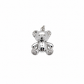 Silver Teddy Charm